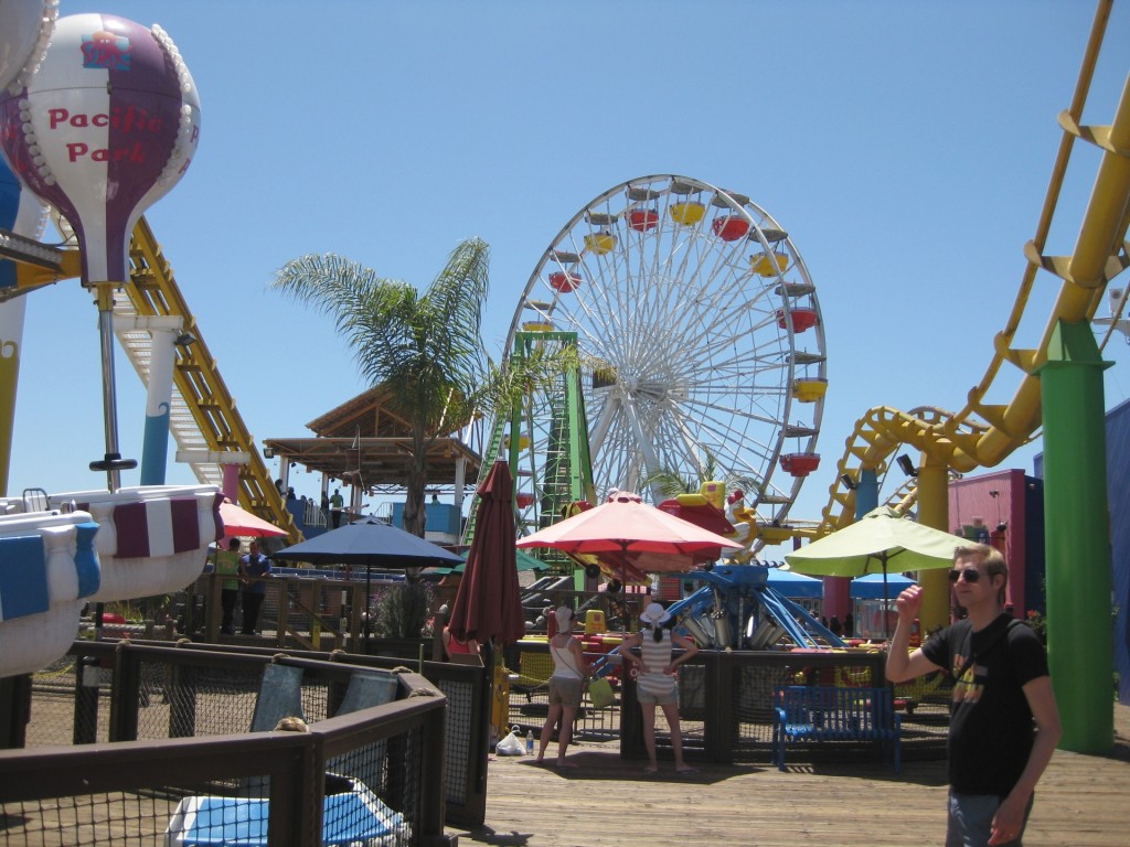 Henrik på Santa Monica Pier